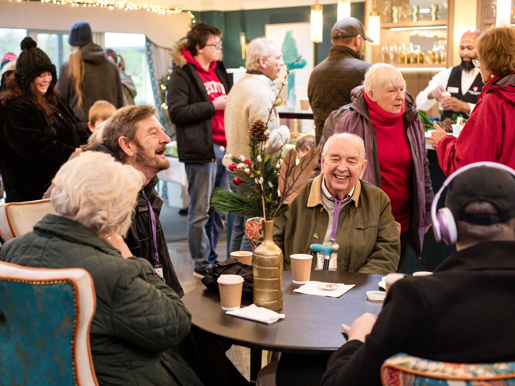 Residents enjoying life, care and companionship at Esmere Gardens Nursing Home in Moreton-in-Marsh.