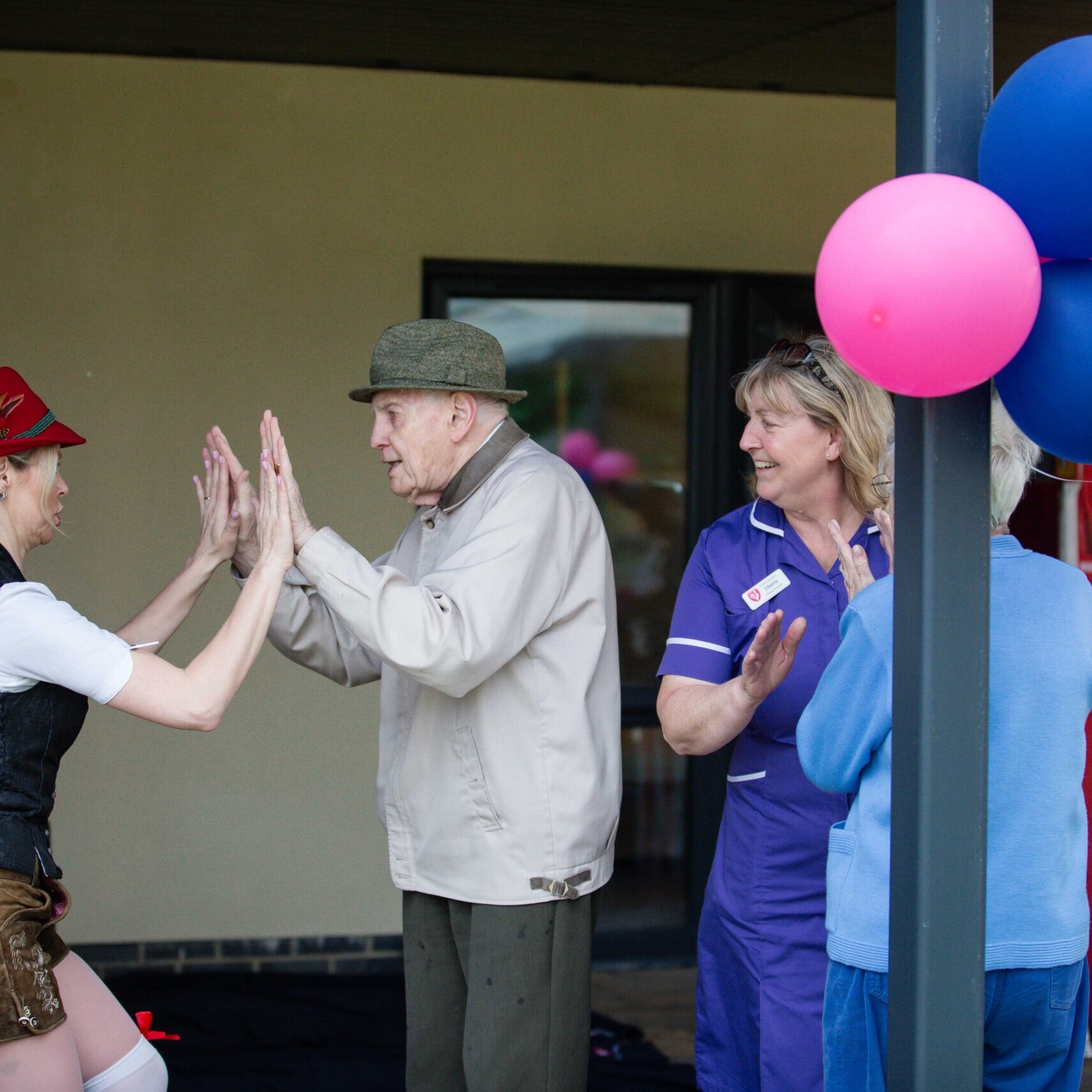 Residents enjoying life, care and companionship at Esmere Gardens Nursing Home in Moreton-in-Marsh.