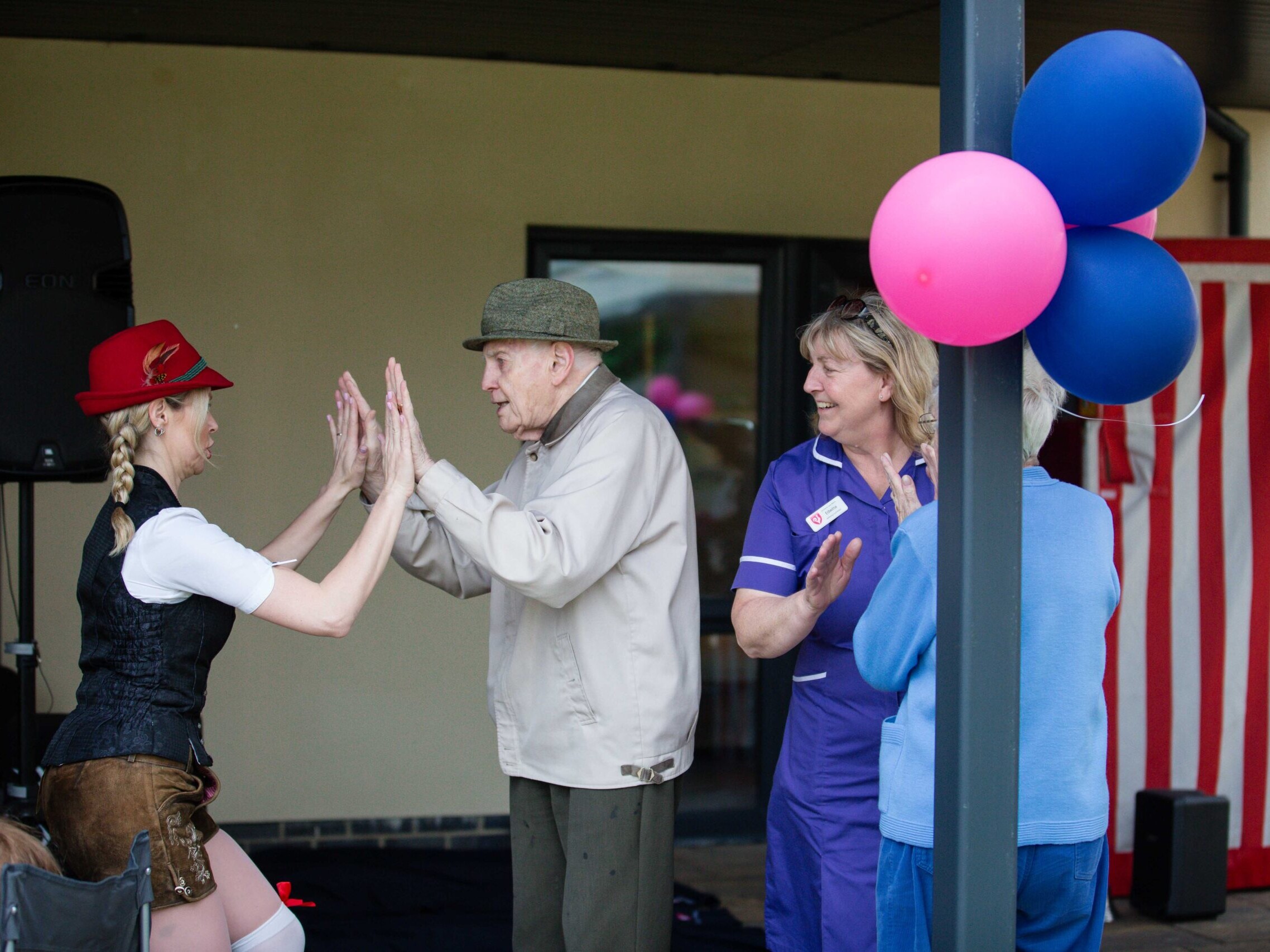 Residents enjoying life, care and companionship at Esmere Gardens Nursing Home in Moreton-in-Marsh.