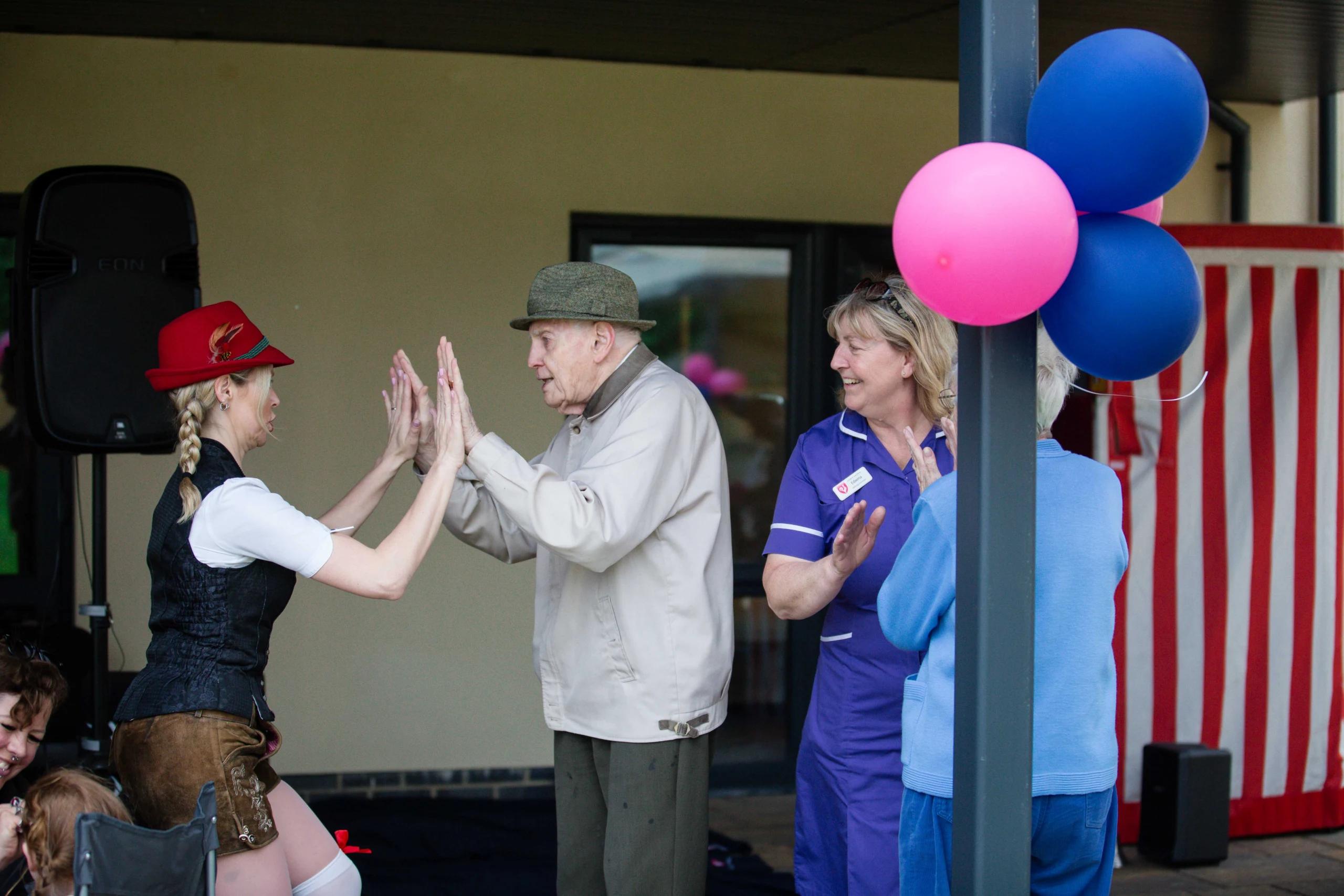 Residents enjoying life, care and companionship at Esmere Gardens Nursing Home in Moreton-in-Marsh.