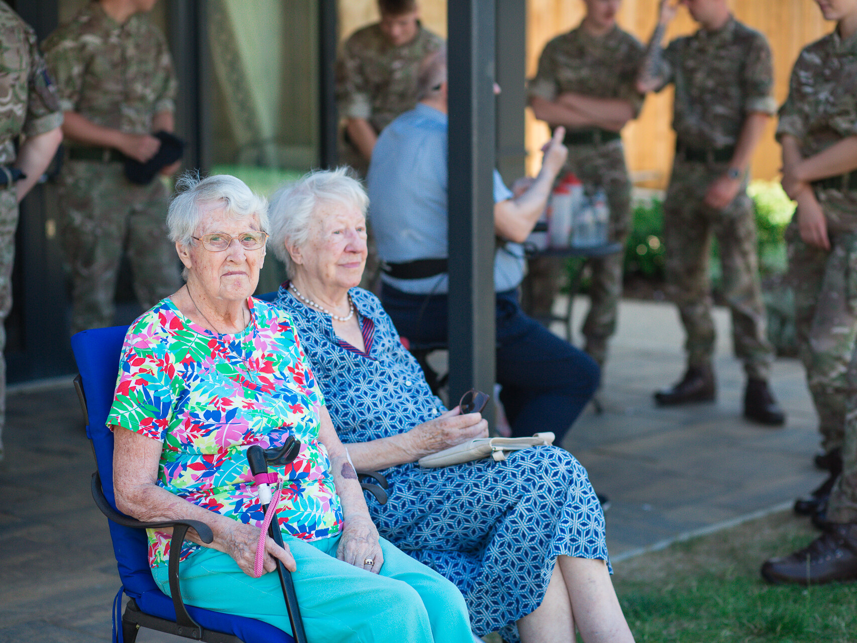 Residents enjoying life, care and companionship at Esmere Gardens Nursing Home in Moreton-in-Marsh.
