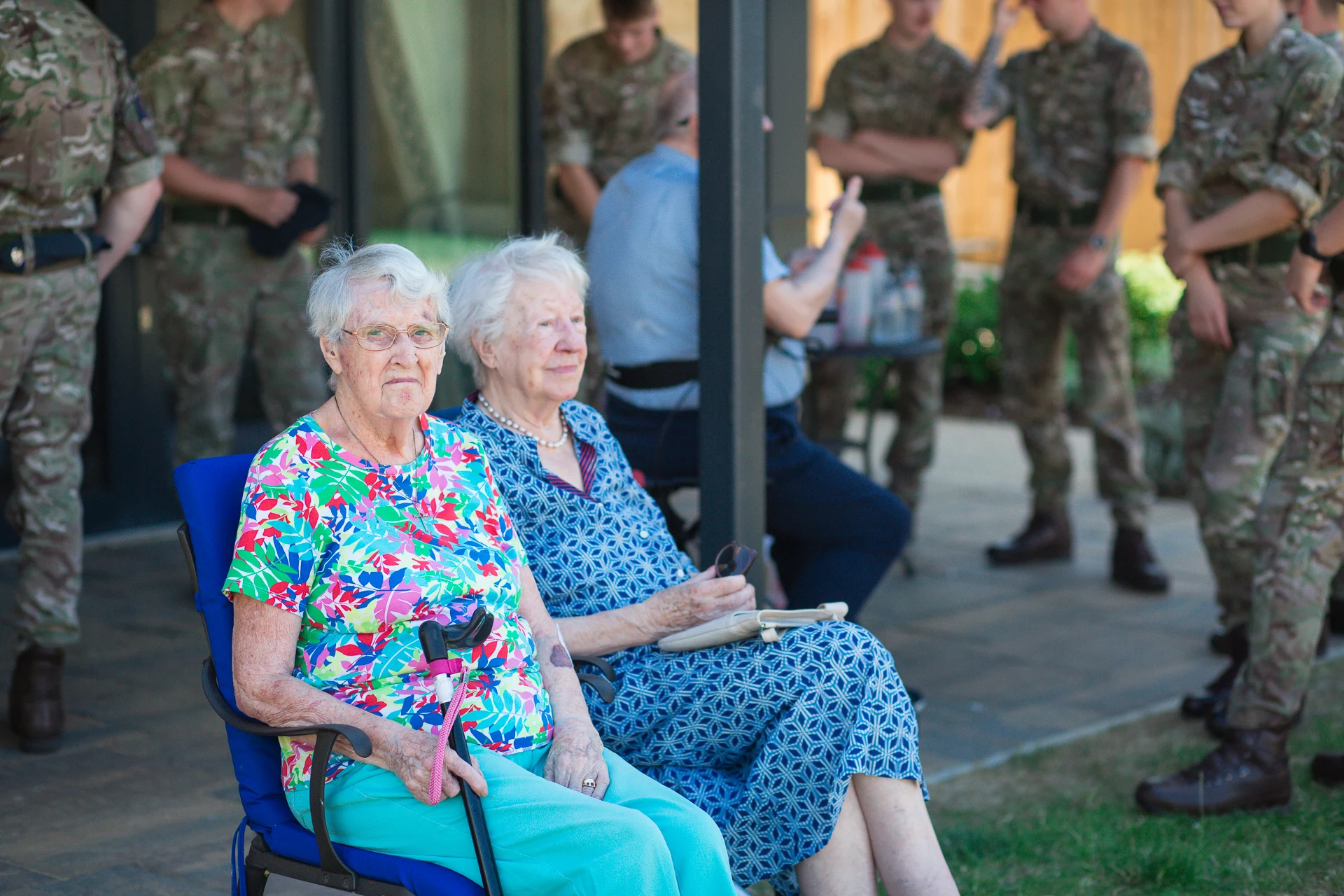 Residents enjoying life, care and companionship at Esmere Gardens Nursing Home in Moreton-in-Marsh.